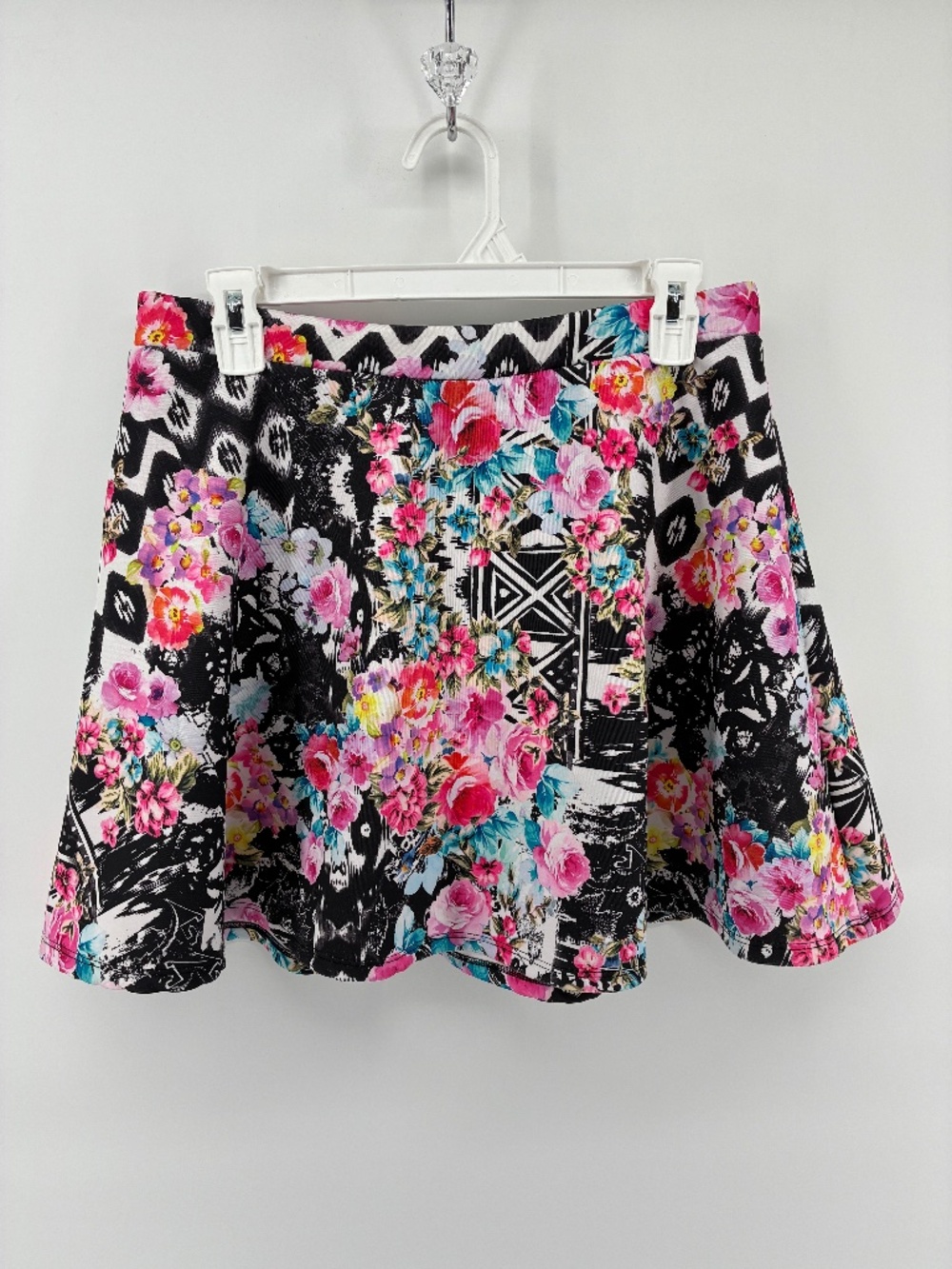Aeropostale Floral Skater Skirt
